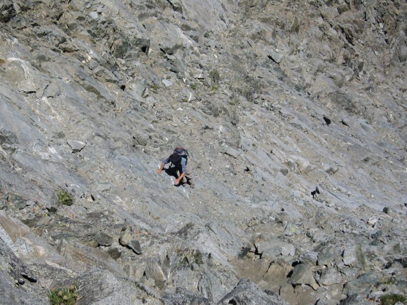 2007-08-12 Middle Palisade (24) Rich climbing